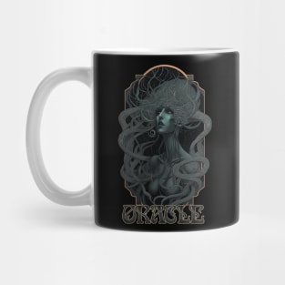 Oracle - Ancient Witch Priestess of Prophecy Art Nouveau Mug